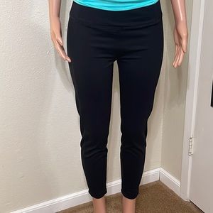 Black ribbed pants